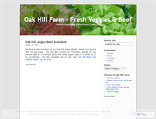 Tablet Screenshot of oakhillharvest.com